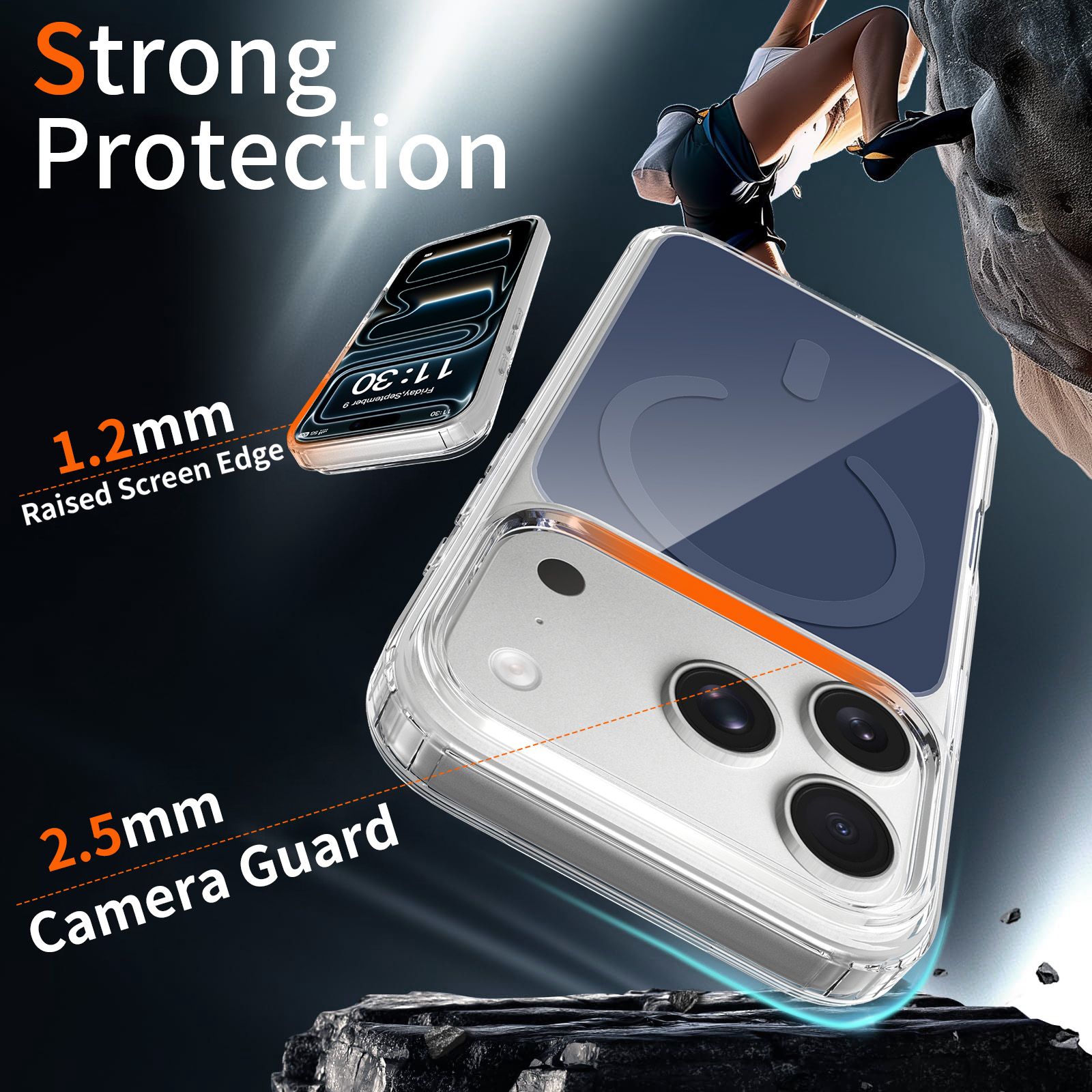 Reflect 1.5MM Mirror Magnetic Clear Case — 74