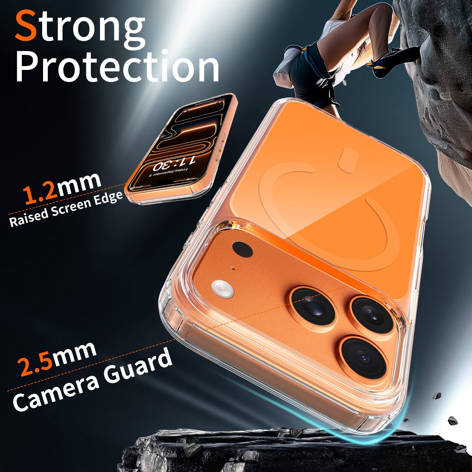 Reflect 1.5MM Mirror Magnetic Clear Case — 86