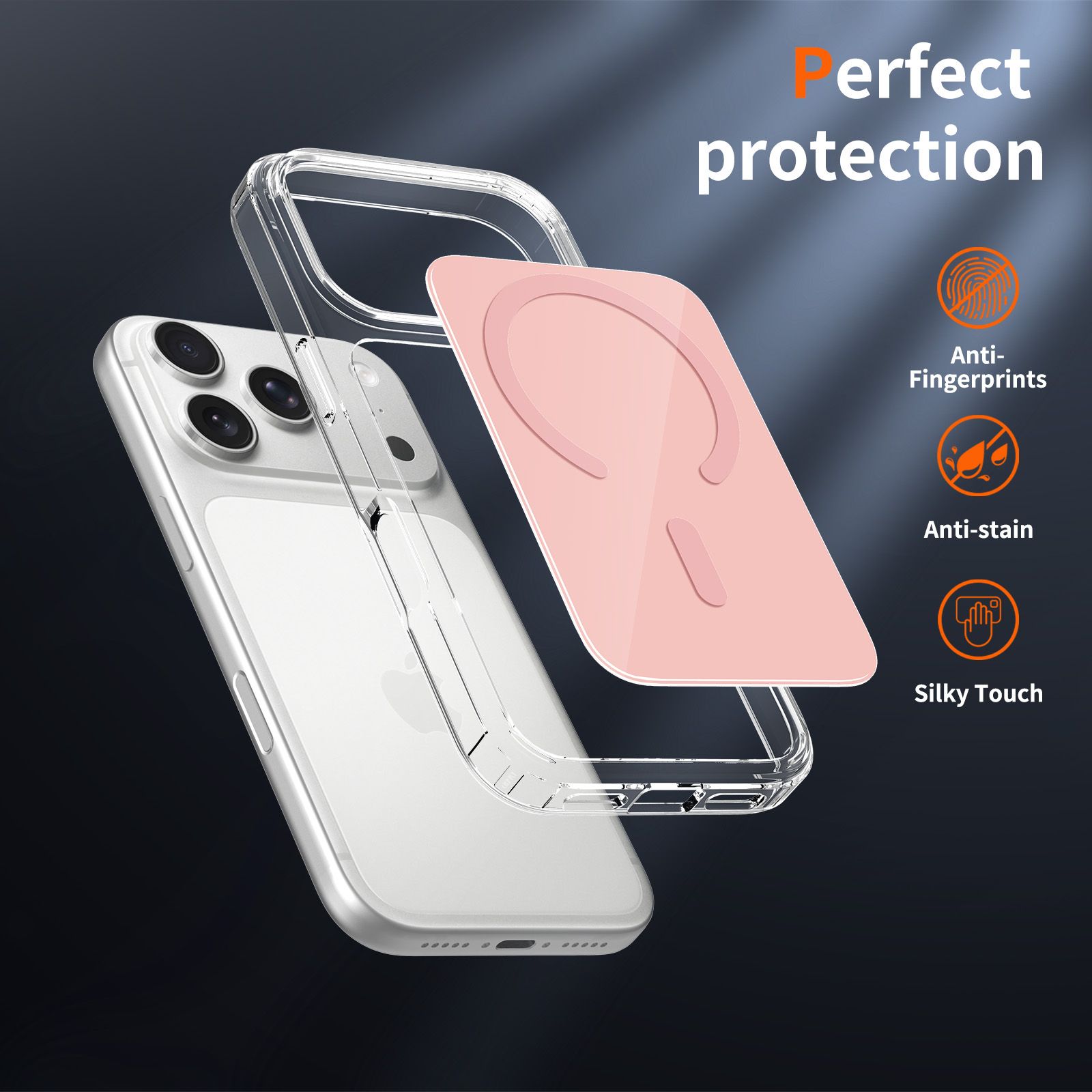 Reflect 1.5MM Mirror Magnetic Clear Case — 82
