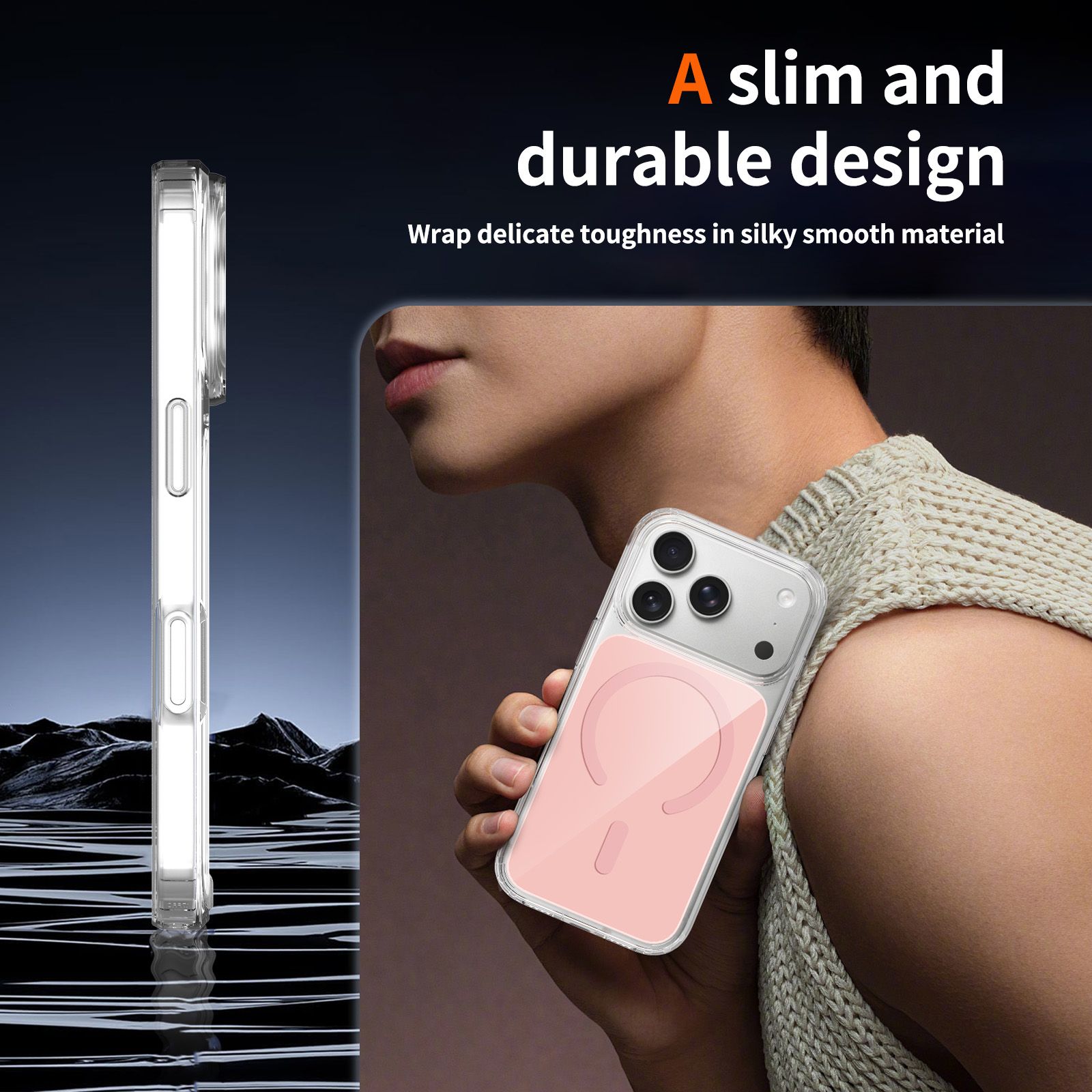 Reflect 1.5MM Mirror Magnetic Clear Case — 83