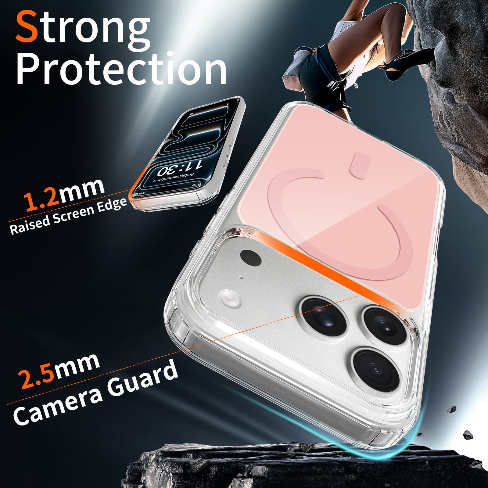 Reflect 1.5MM Mirror Magnetic Clear Case — 80