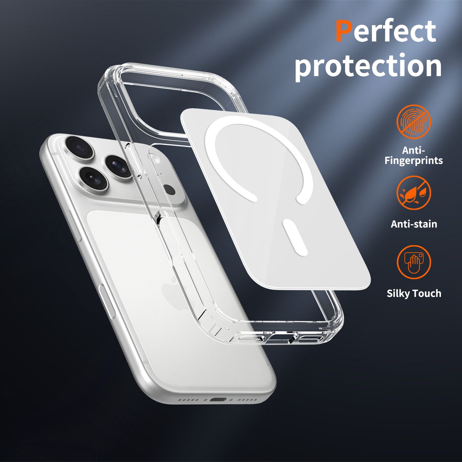 Reflect 1.5MM Mirror Magnetic Clear Case — 94