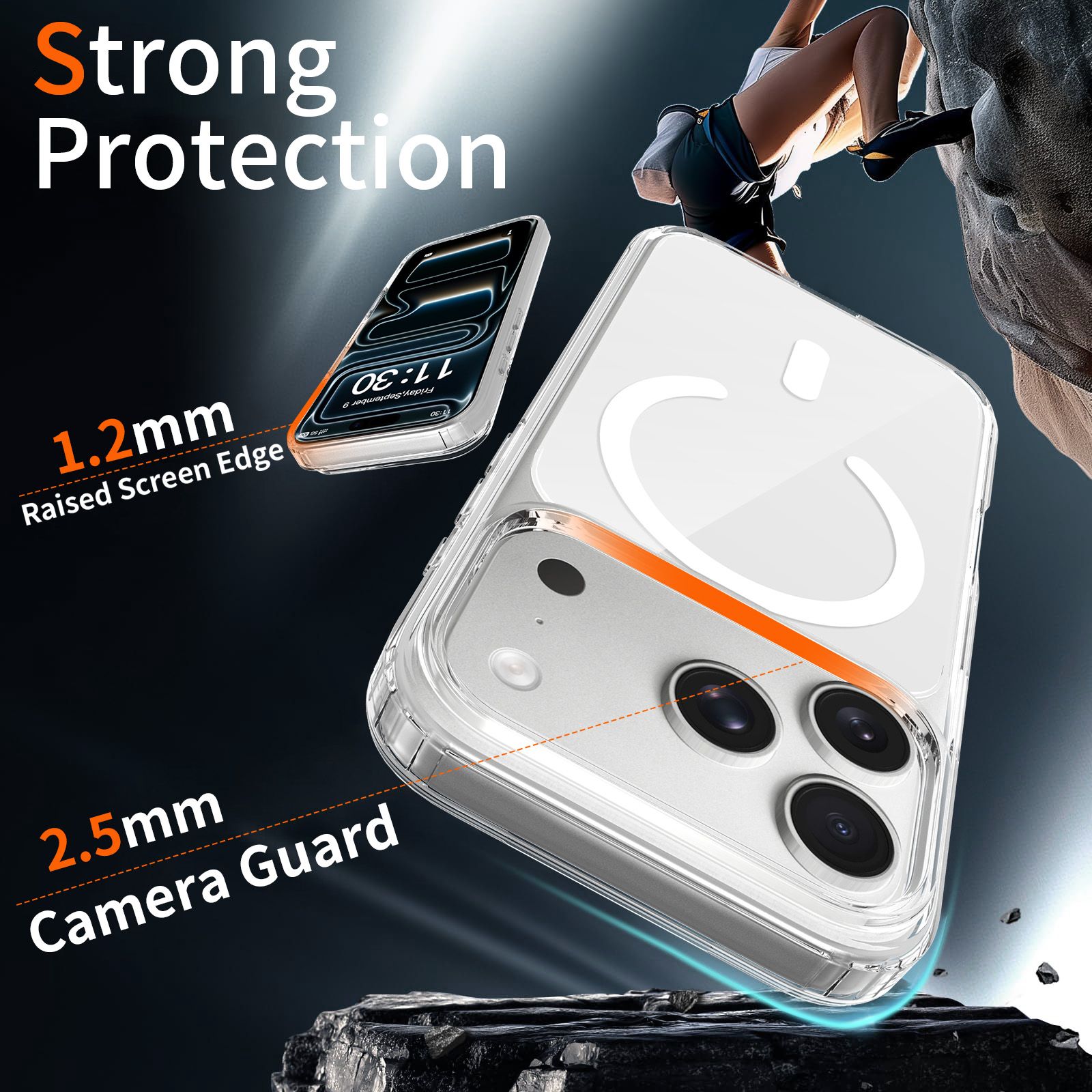 Reflect 1.5MM Mirror Magnetic Clear Case — 92