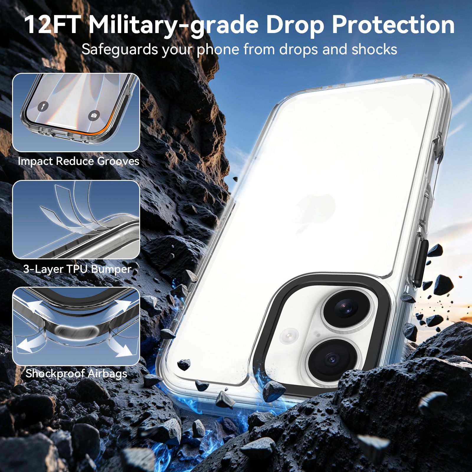 Chroma 2.5MM Colorful Magnetic Clear Case — 122