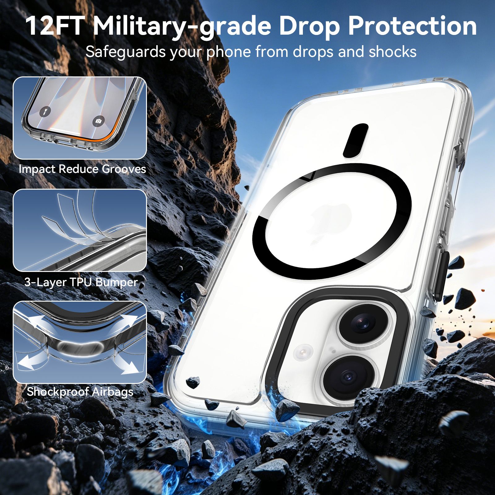 Chroma 2.5MM Colorful Magnetic Clear Case — 20