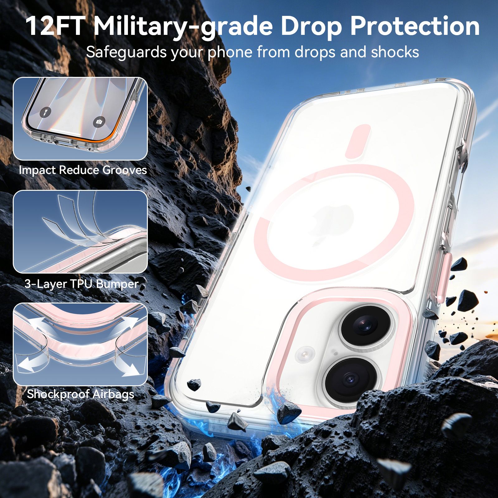 Chroma 2.5MM Colorful Magnetic Clear Case — 12