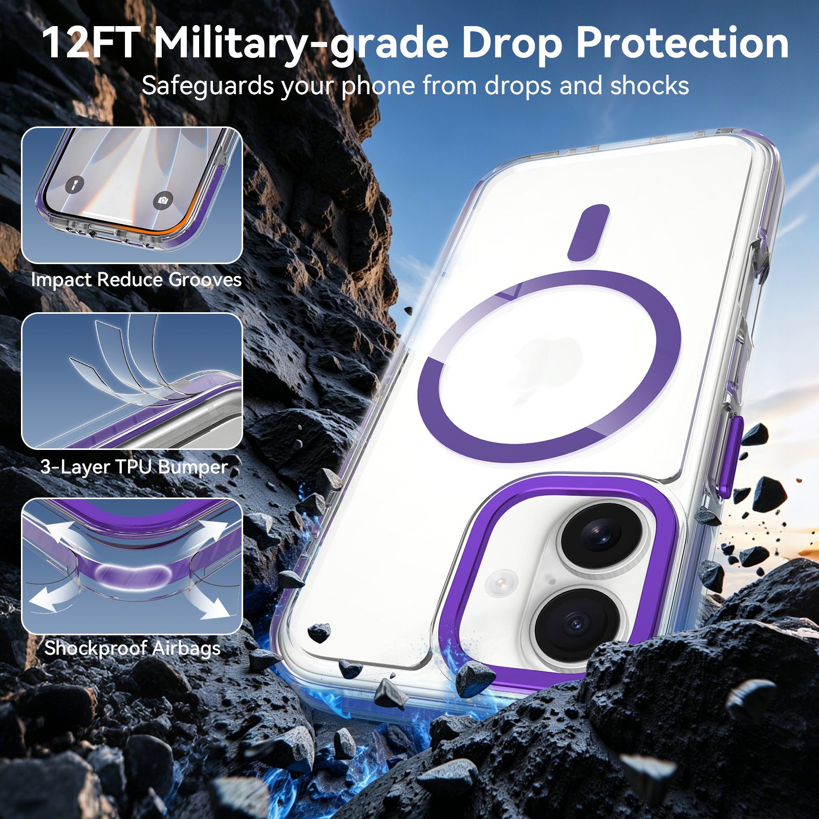 Chroma 2.5MM Colorful Magnetic Clear Case — 34