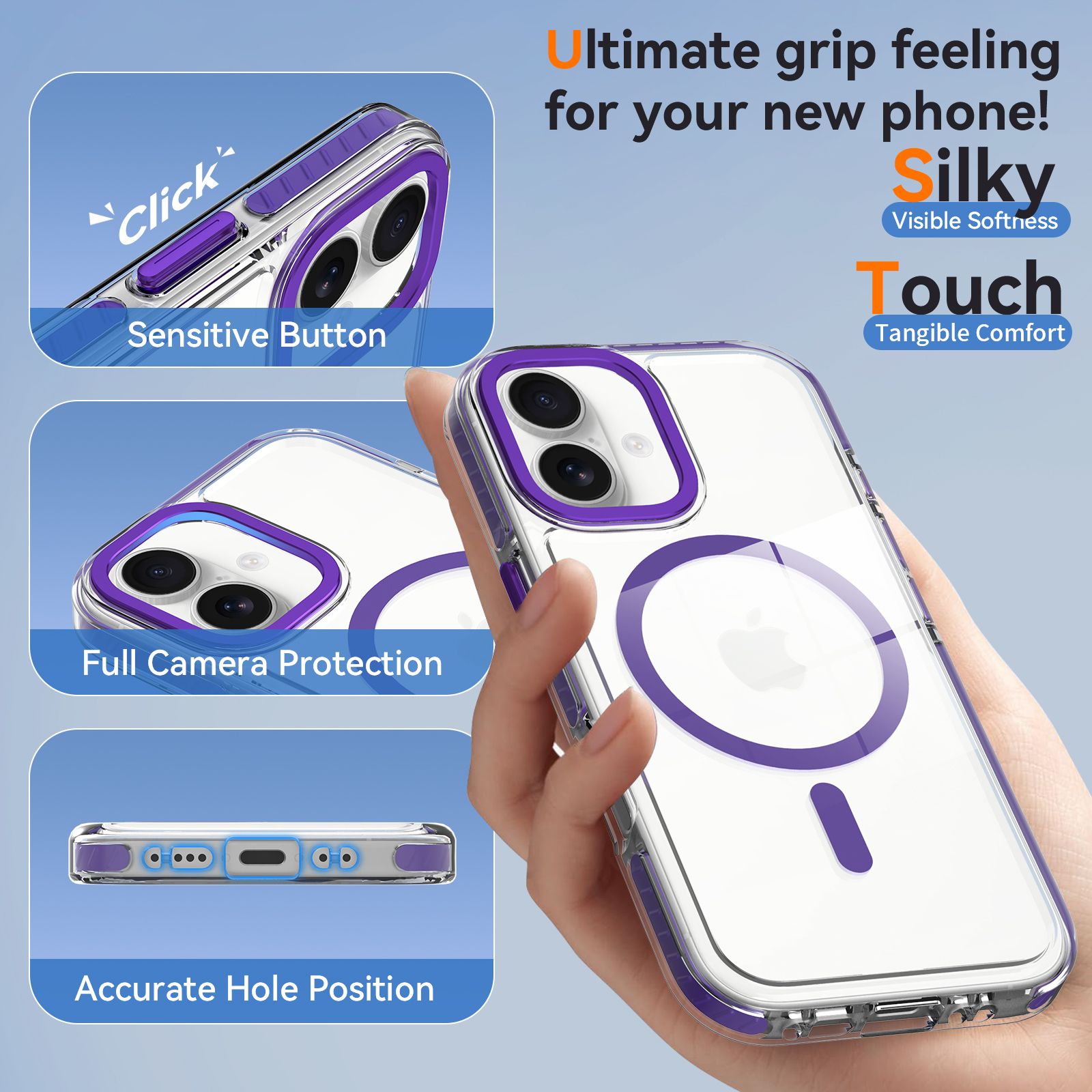 Chroma 2.5MM Colorful Magnetic Clear Case — 32
