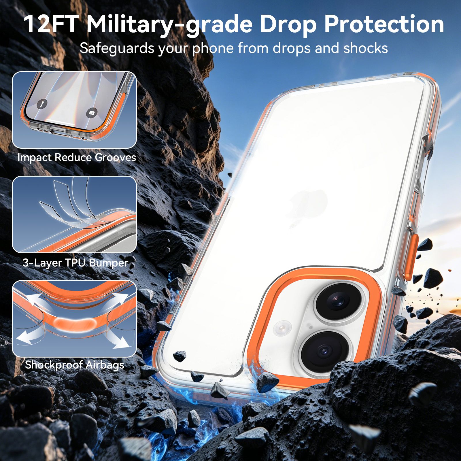 Chroma 2.5MM Colorful Magnetic Clear Case — 128