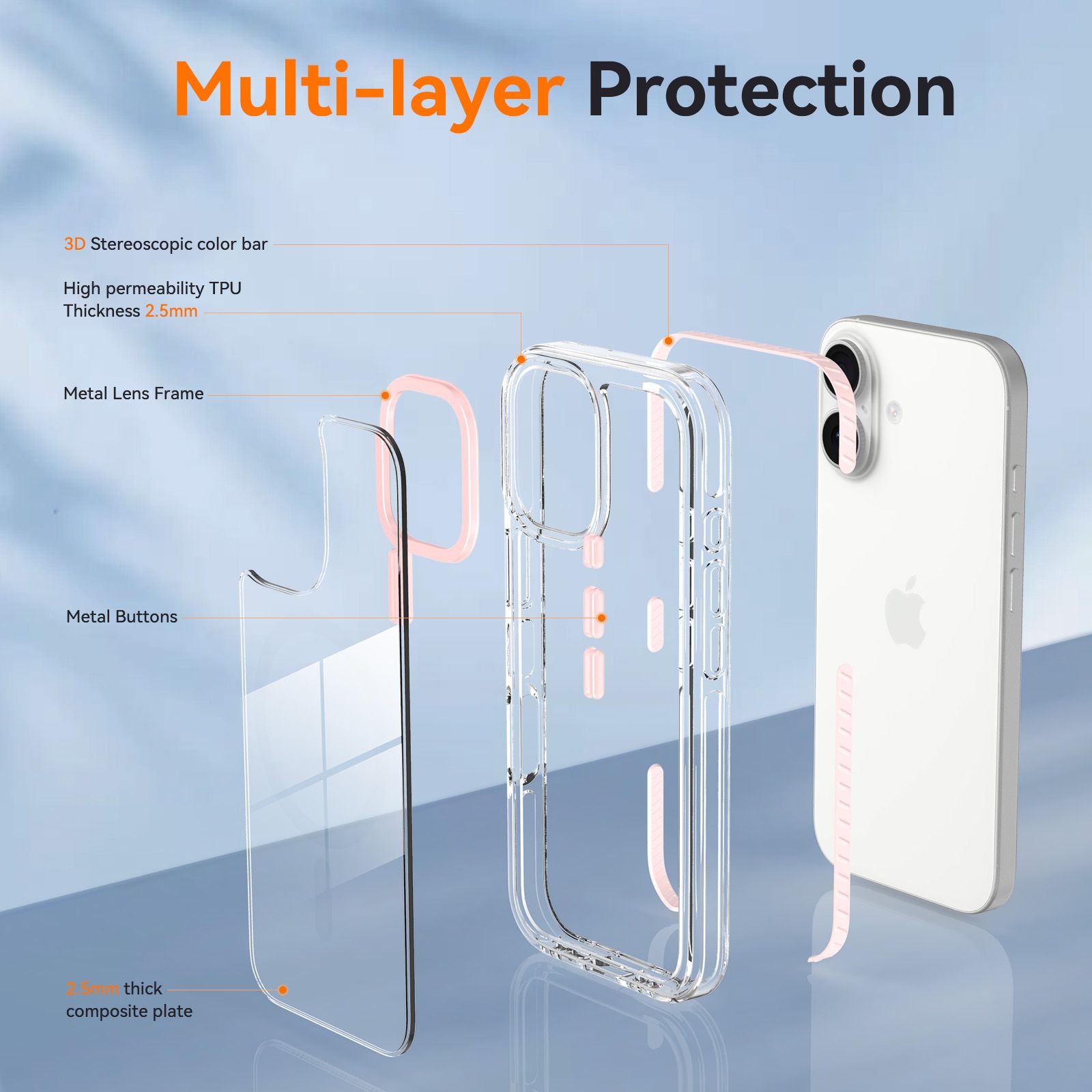 Chroma 2.5MM Colorful Magnetic Clear Case — 116