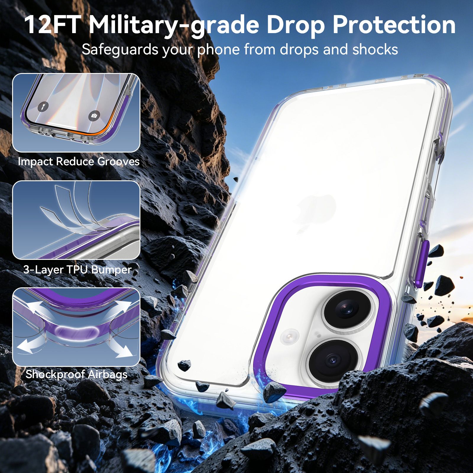 Chroma 2.5MM Colorful Magnetic Clear Case — 134