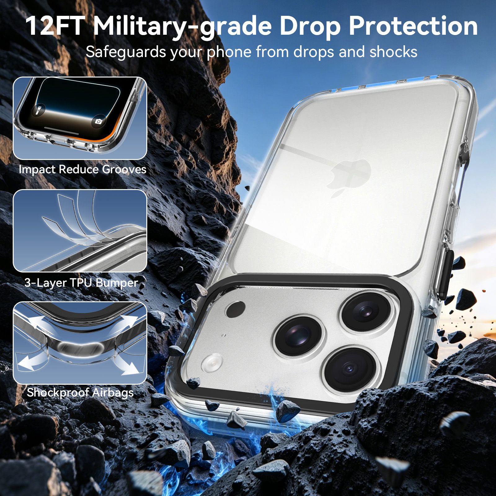 Chroma 2.5MM Colorful Magnetic Clear Case — 173
