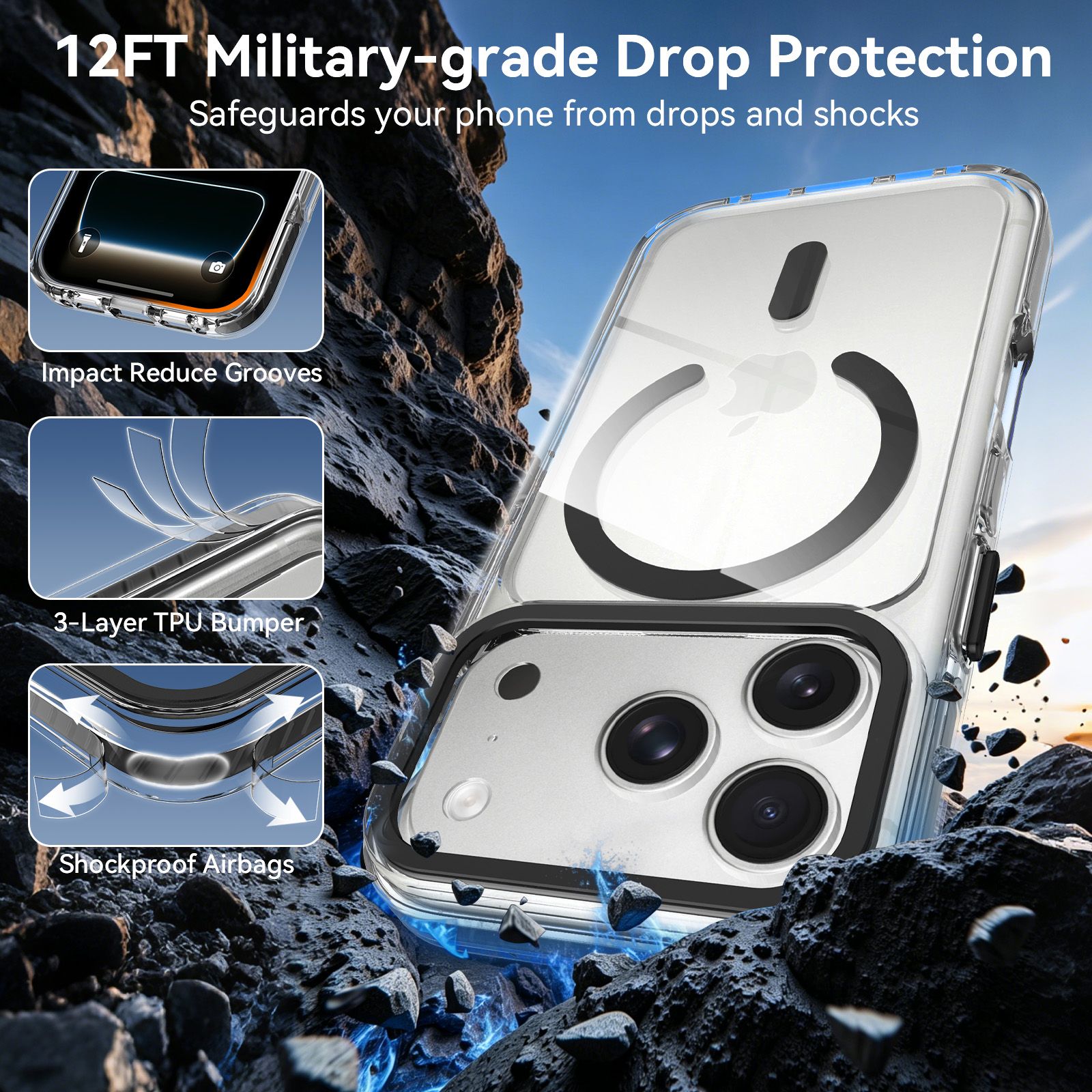 Chroma 2.5MM Colorful Magnetic Clear Case — 79