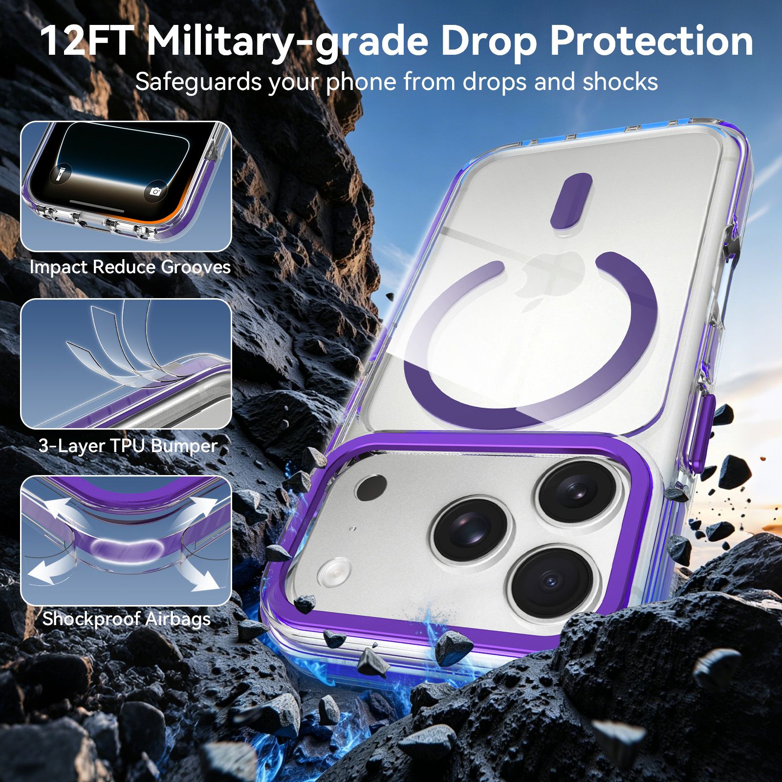 Chroma 2.5MM Colorful Magnetic Clear Case — 65