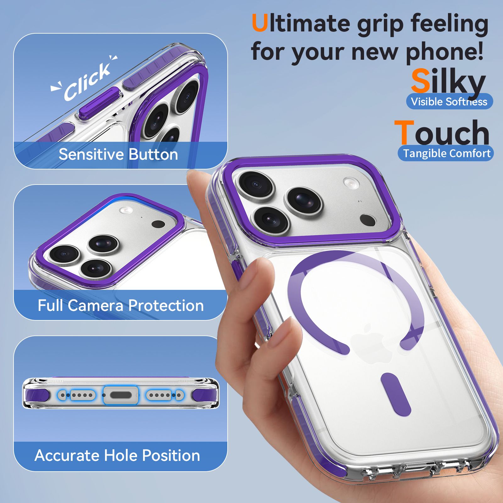 Chroma 2.5MM Colorful Magnetic Clear Case — 63