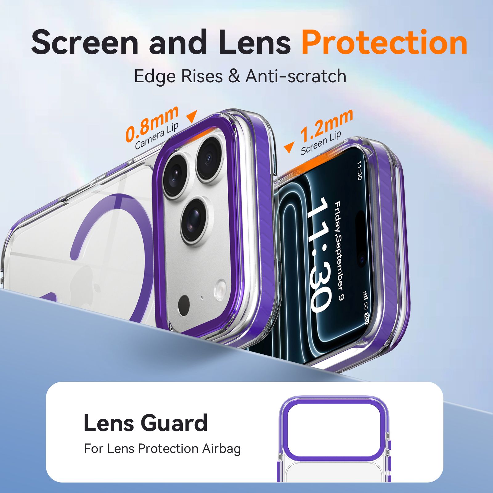 Chroma 2.5MM Colorful Magnetic Clear Case — 64