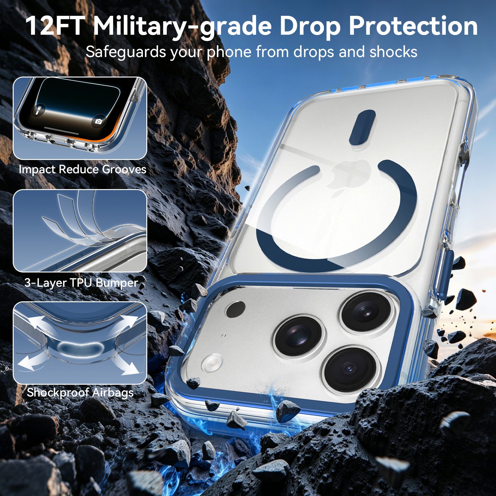 Chroma 2.5MM Colorful Magnetic Clear Case — 72