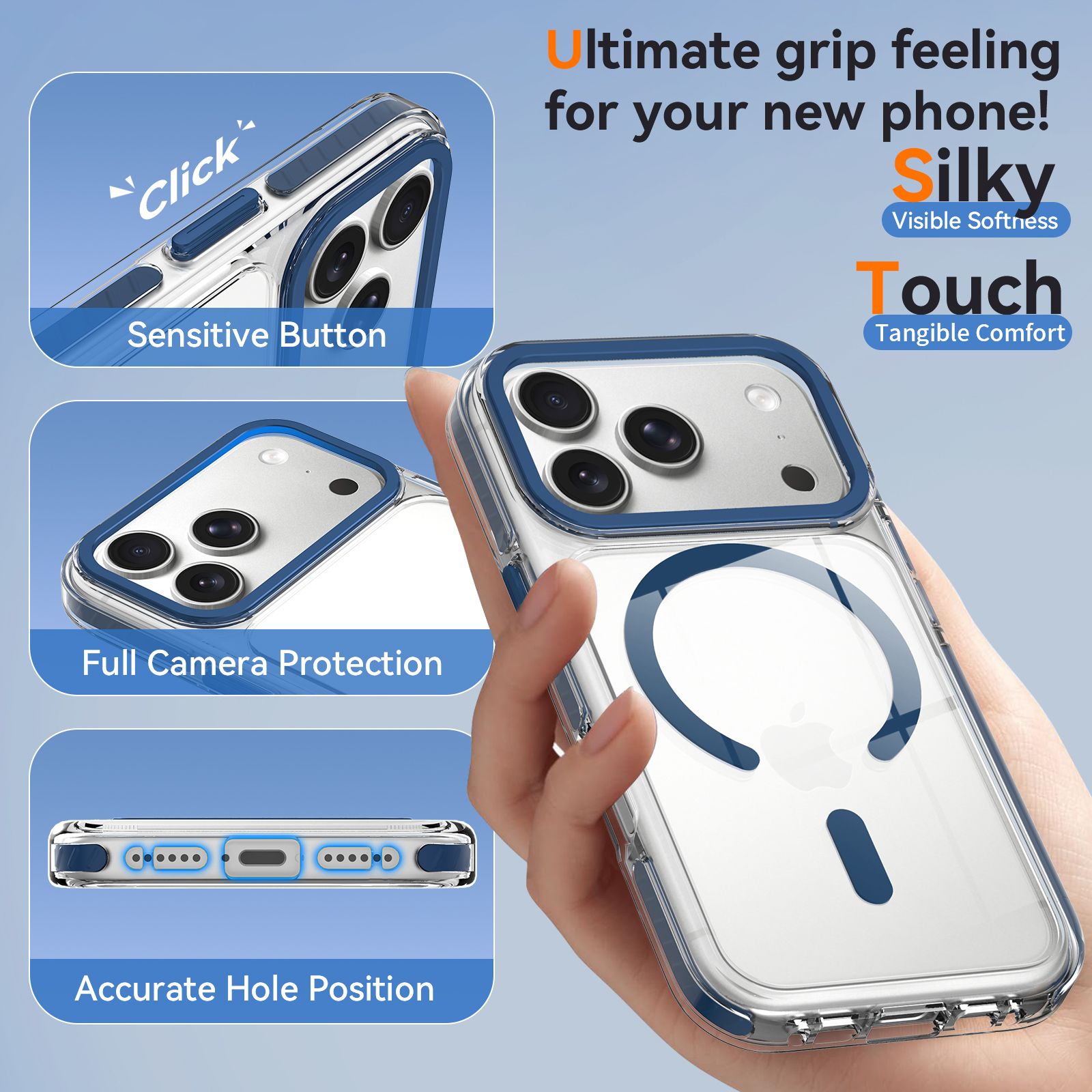 Chroma 2.5MM Colorful Magnetic Clear Case — 70