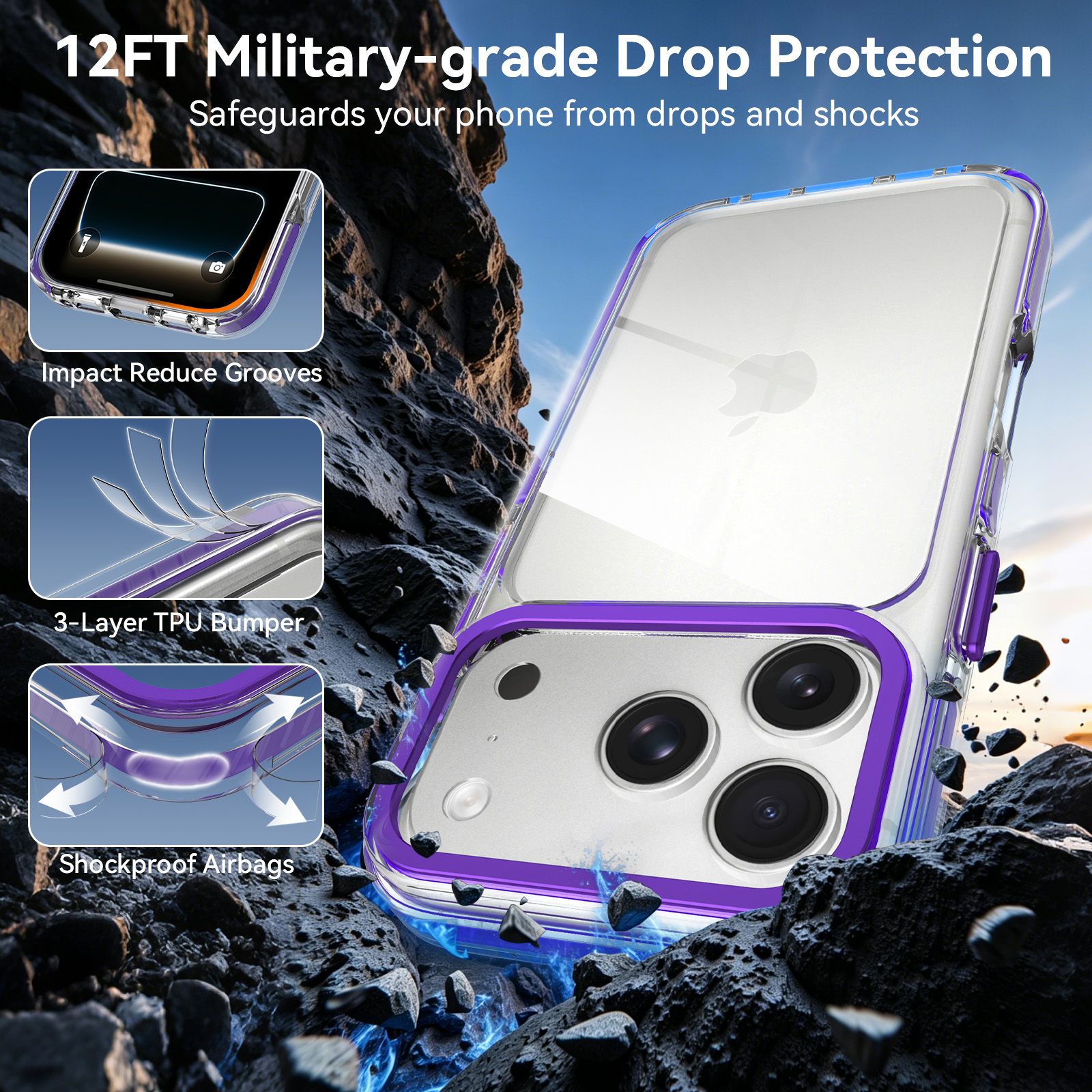 Chroma 2.5MM Colorful Magnetic Clear Case — 161
