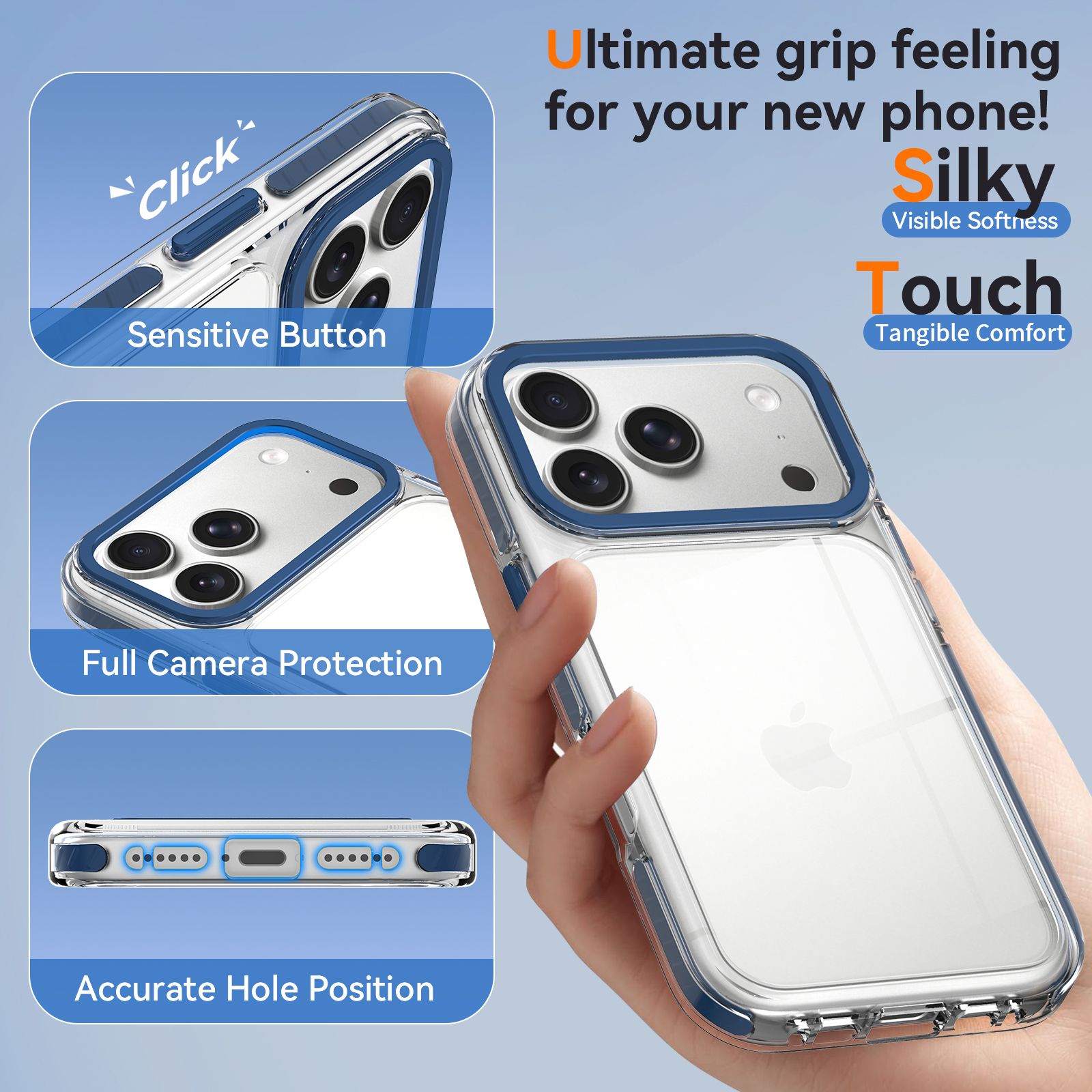 Chroma 2.5MM Colorful Magnetic Clear Case — 165