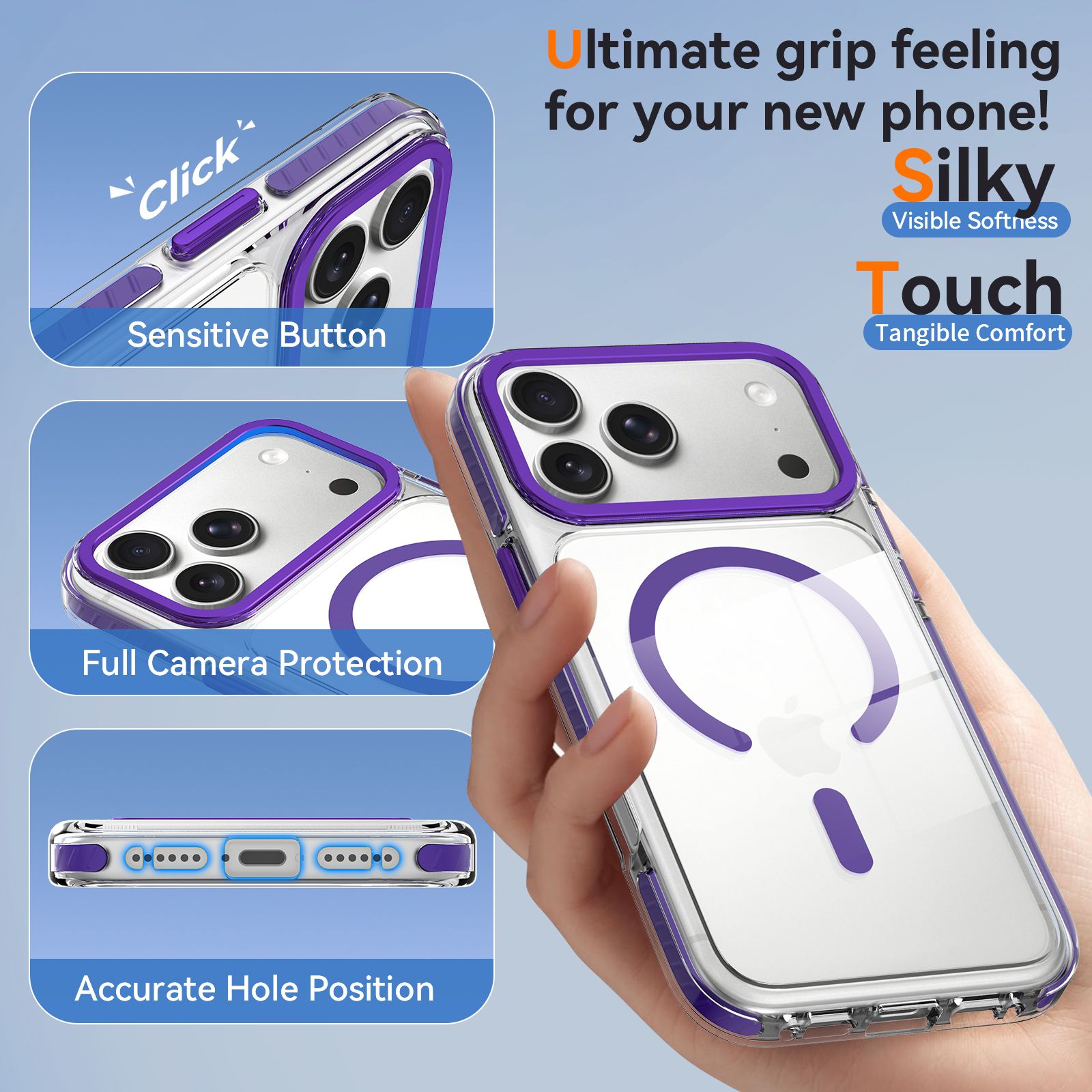 Chroma 2.5MM Colorful Magnetic Clear Case — 98