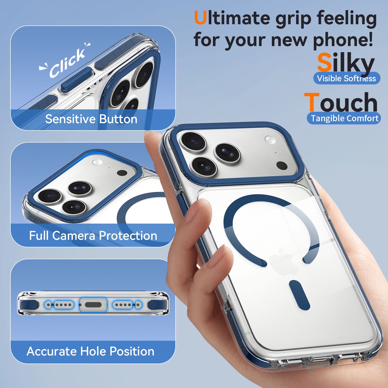 Chroma 2.5MM Colorful Magnetic Clear Case — 105