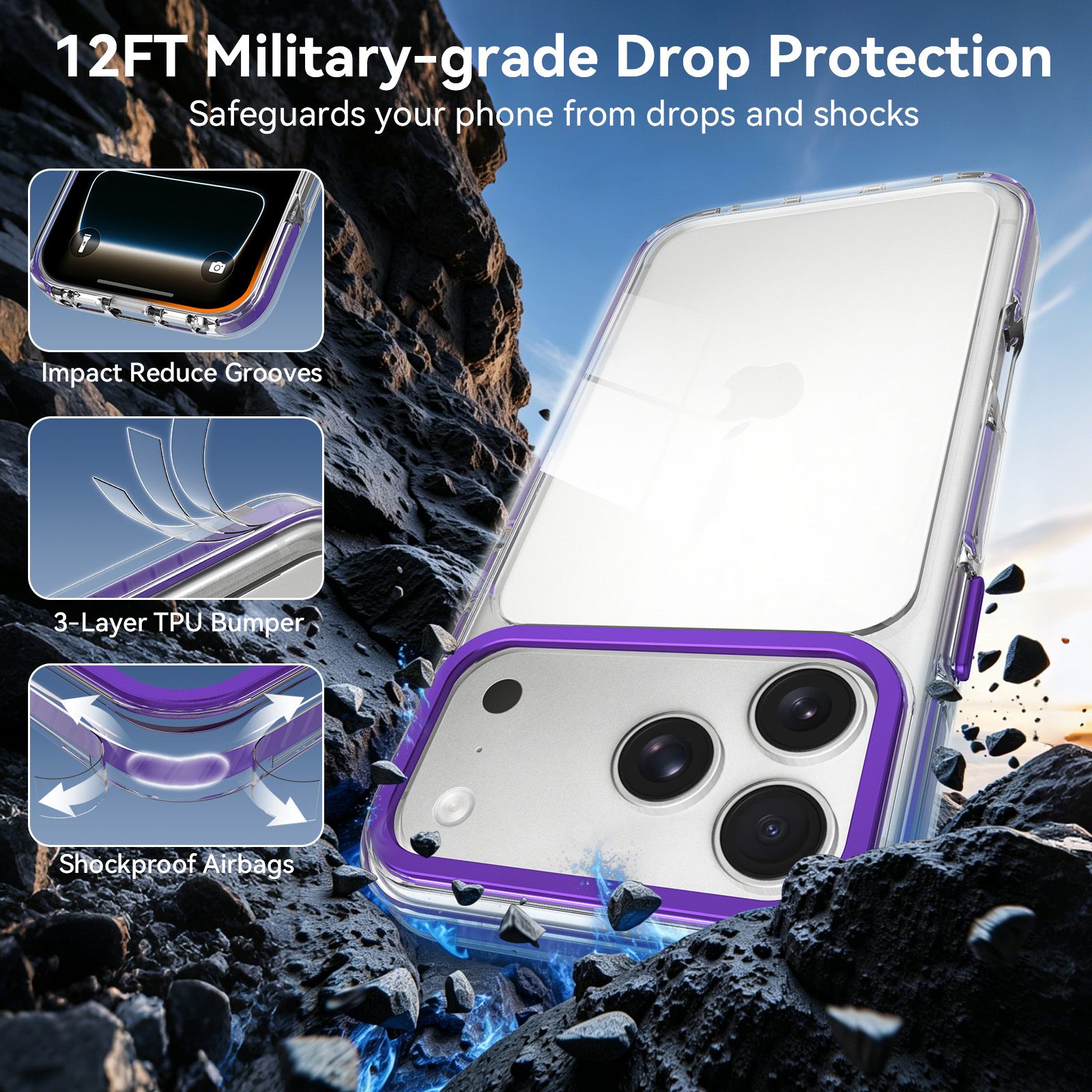 Chroma 2.5MM Colorful Magnetic Clear Case — 198