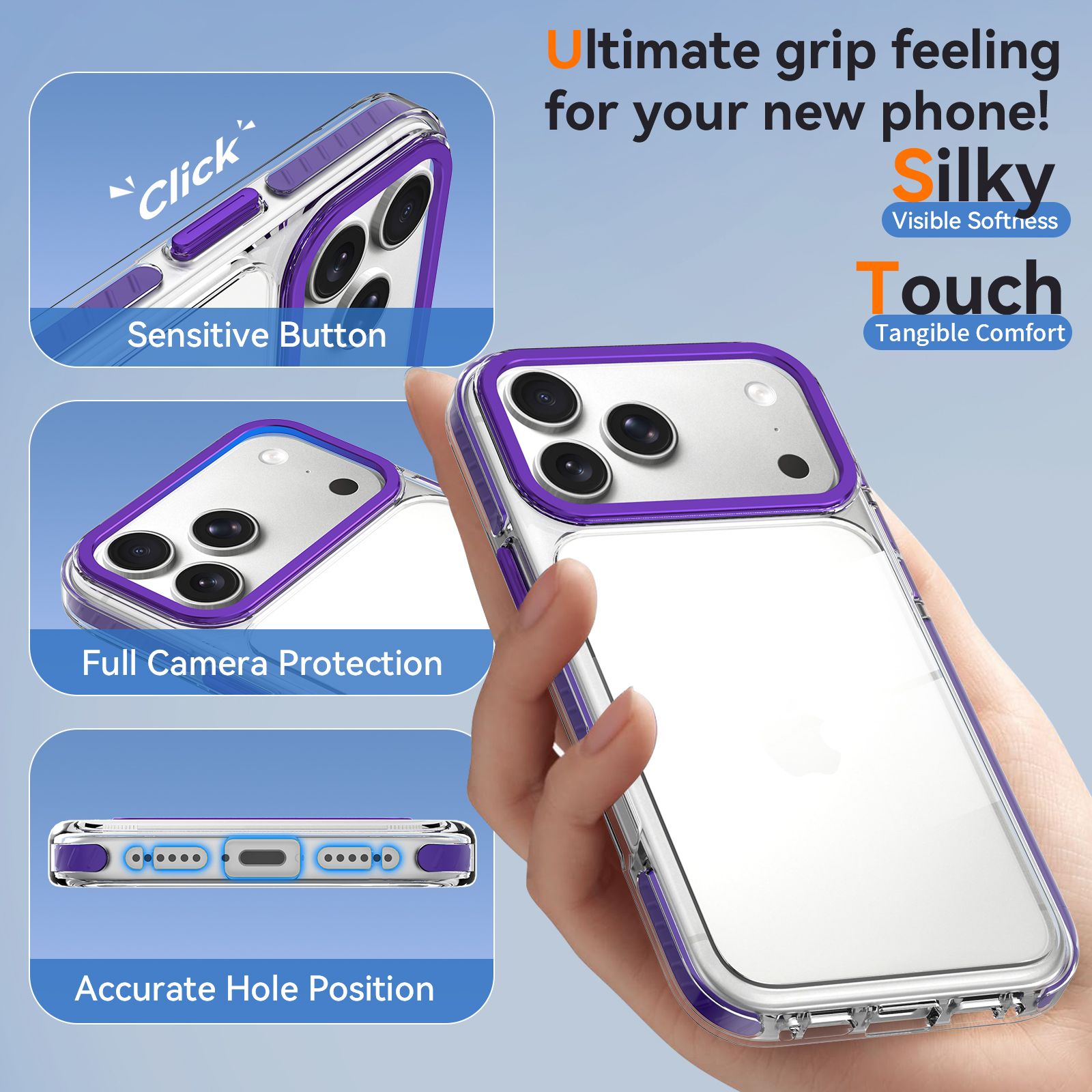 Chroma 2.5MM Colorful Magnetic Clear Case — 196