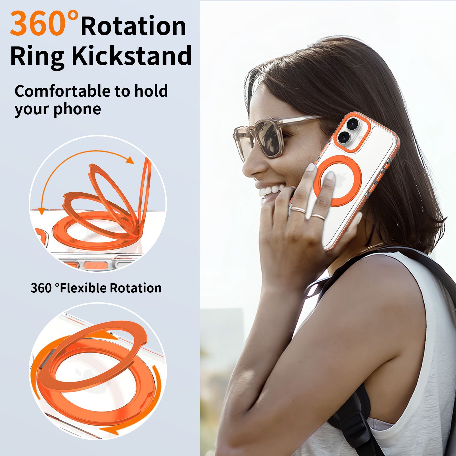 Chroma Orbit Colorful 360° Rotating Stand Magnetic Case — 14
