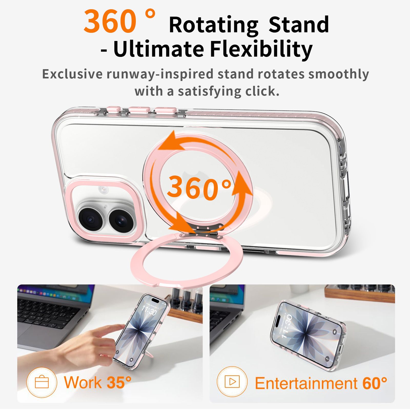 Chroma Orbit Colorful 360° Rotating Stand Magnetic Case — 7