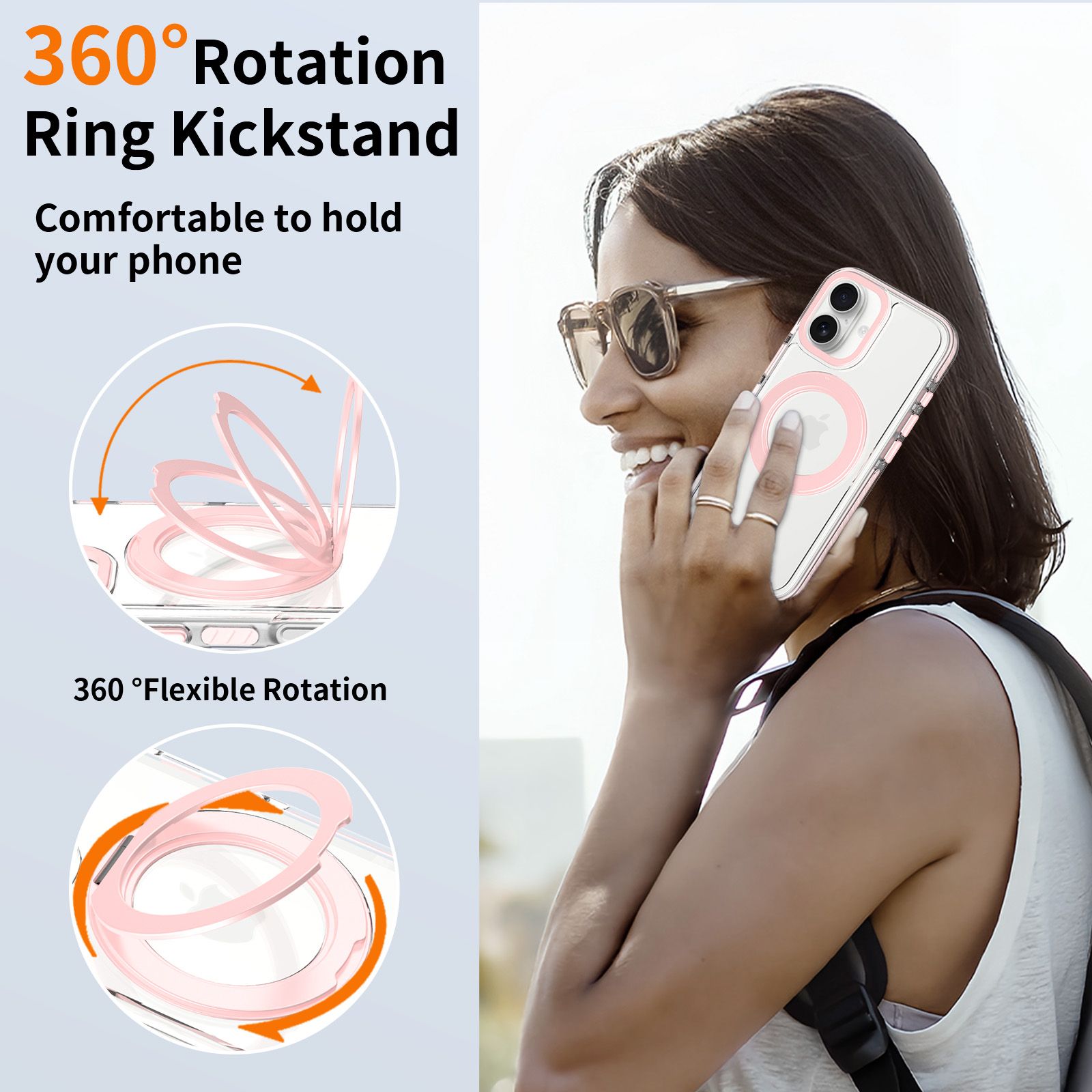 Chroma Orbit Colorful 360° Rotating Stand Magnetic Case — 5