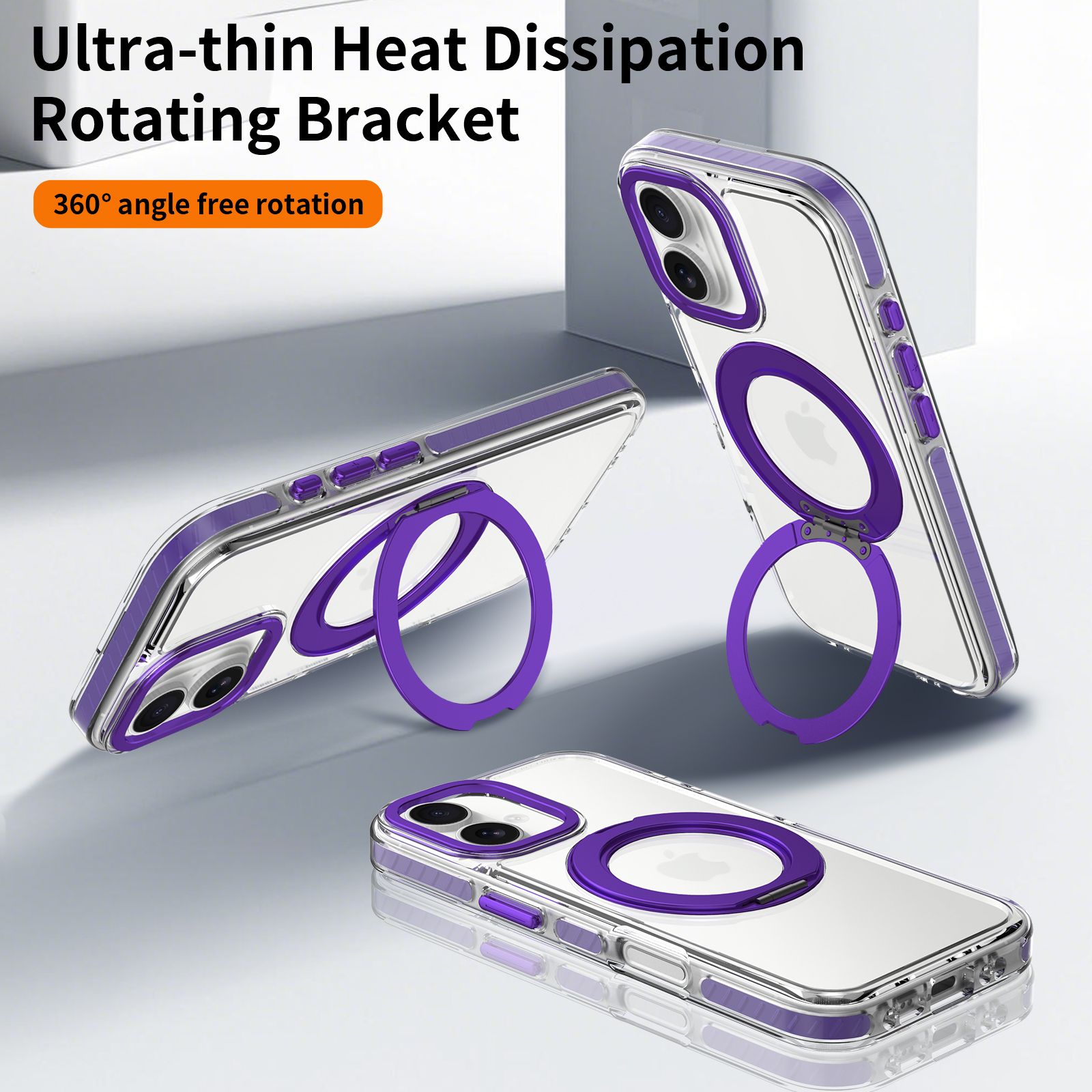 Chroma Orbit Colorful 360° Rotating Stand Magnetic Case — 24