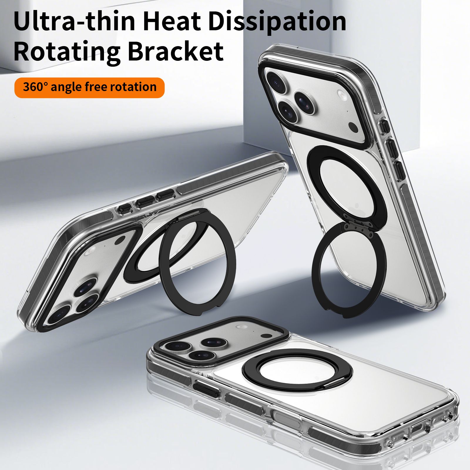 Chroma Orbit Colorful 360° Rotating Stand Magnetic Case — 73