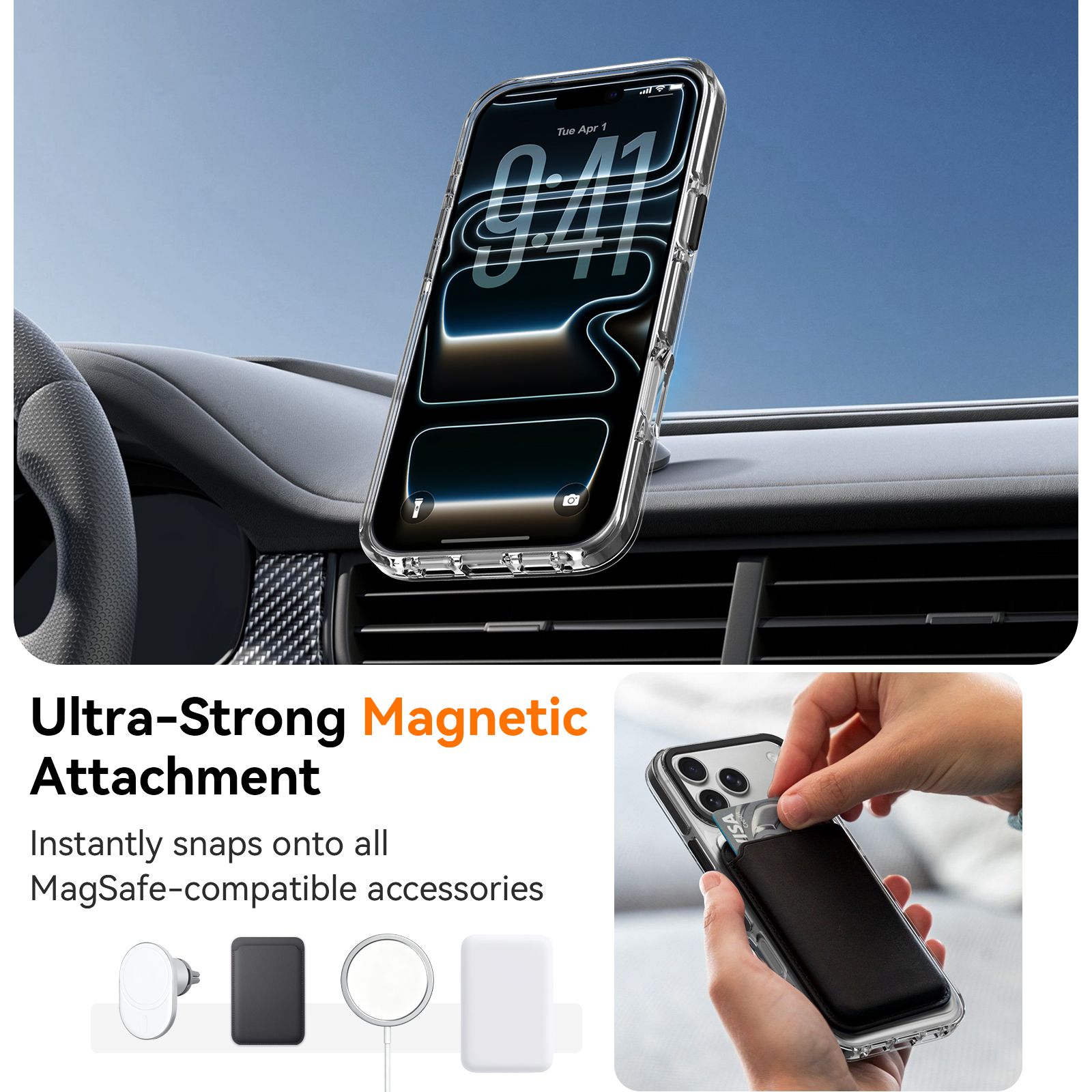 Chroma Orbit Colorful 360° Rotating Stand Magnetic Case — 74