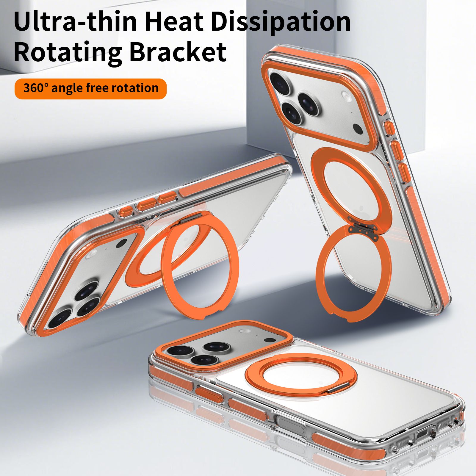 Chroma Orbit Colorful 360° Rotating Stand Magnetic Case — 52