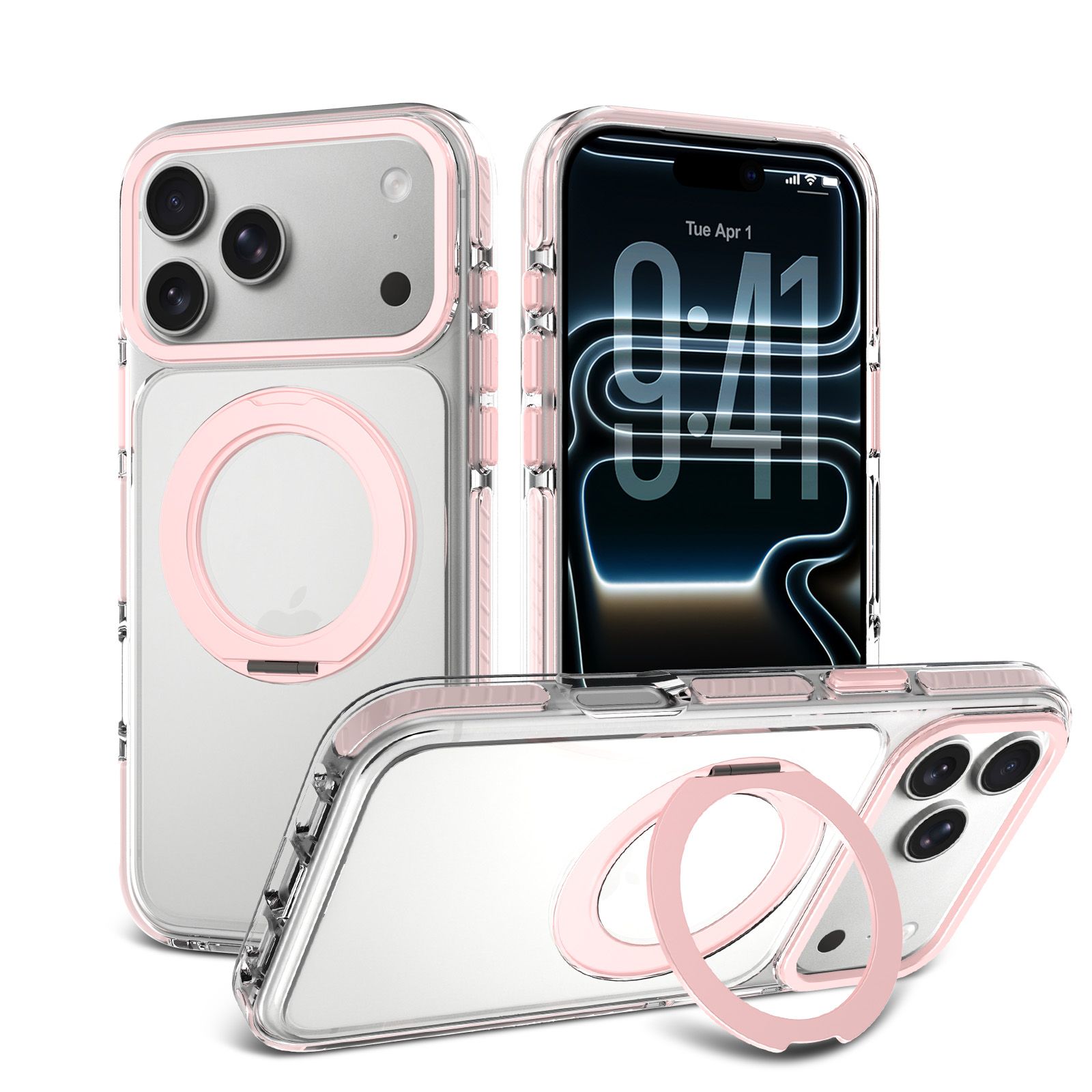 Chroma Orbit Colorful 360° Rotating Stand Magnetic Case — 40