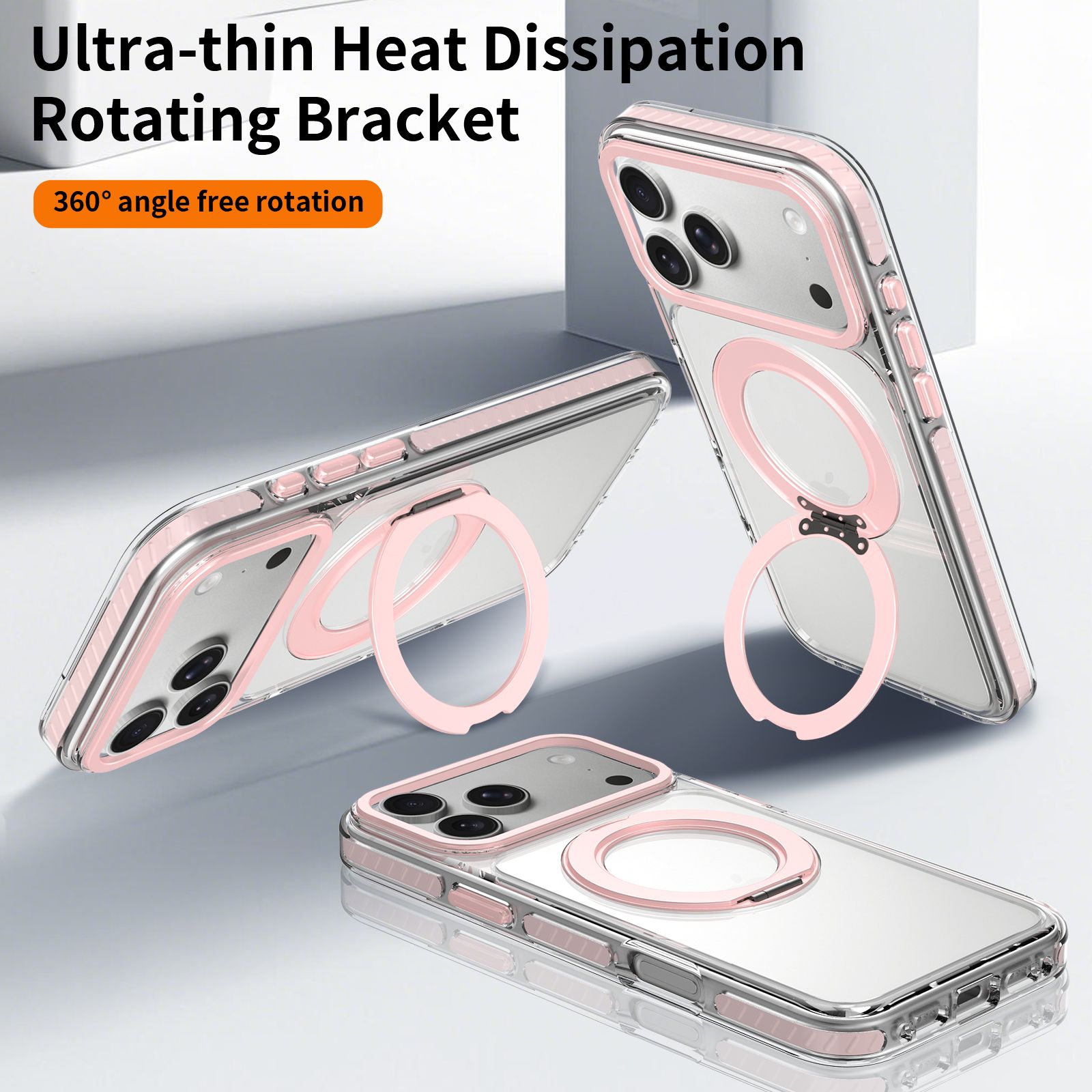 Chroma Orbit Colorful 360° Rotating Stand Magnetic Case — 45