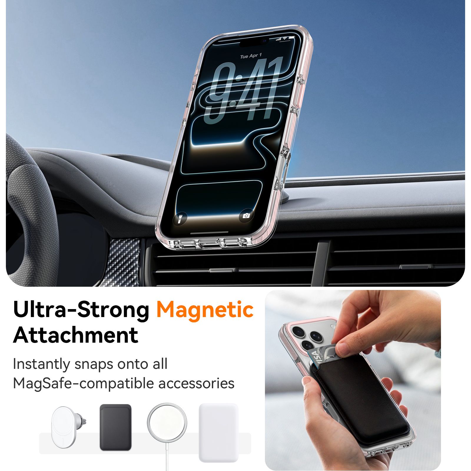 Chroma Orbit Colorful 360° Rotating Stand Magnetic Case — 46