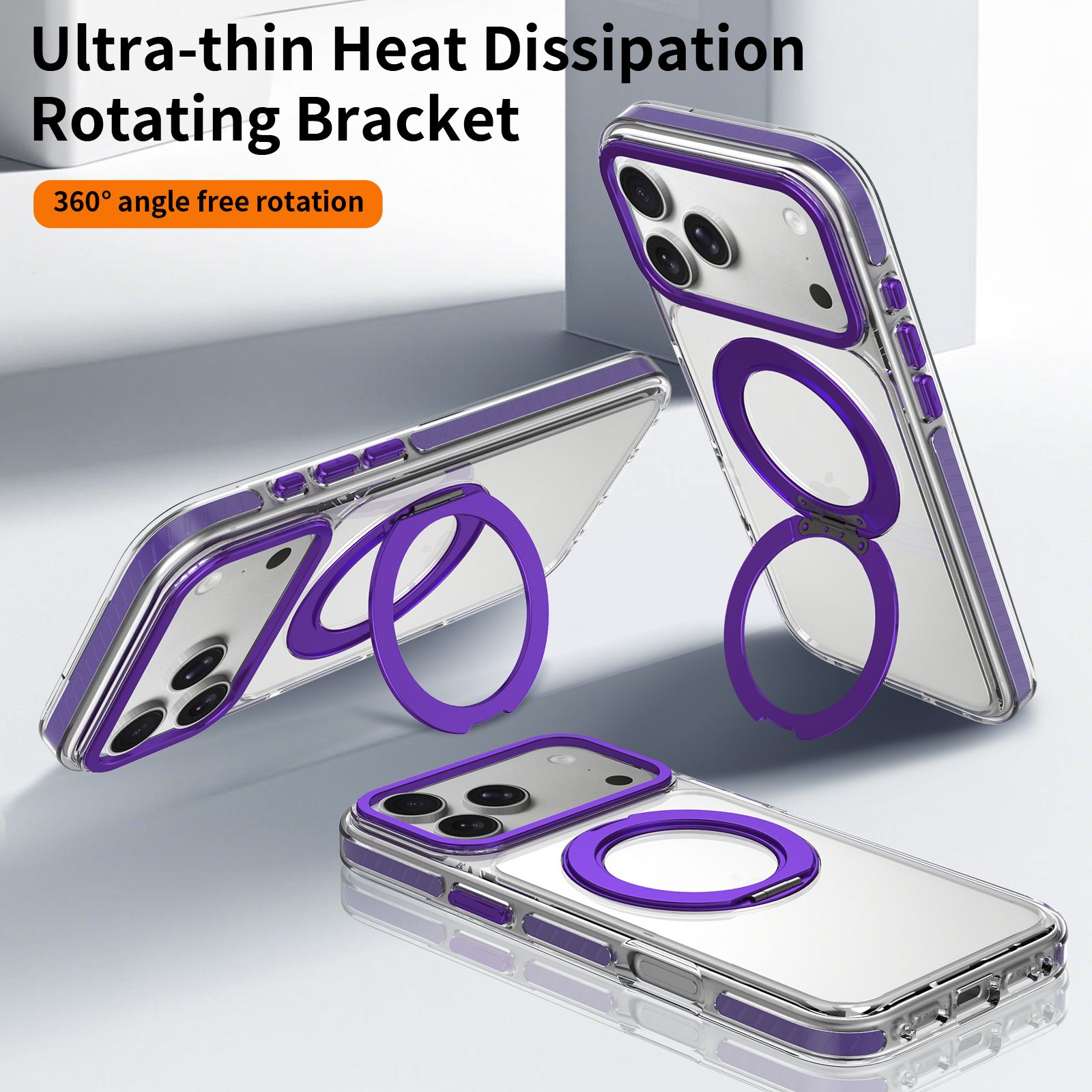 Chroma Orbit Colorful 360° Rotating Stand Magnetic Case — 59