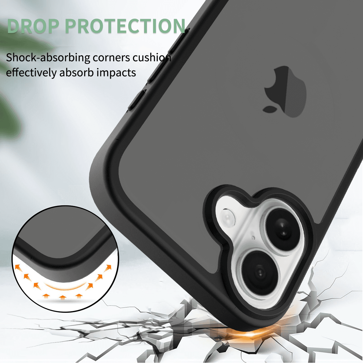 Frost Translucent Matte Frosted Skin Feel Case — 62