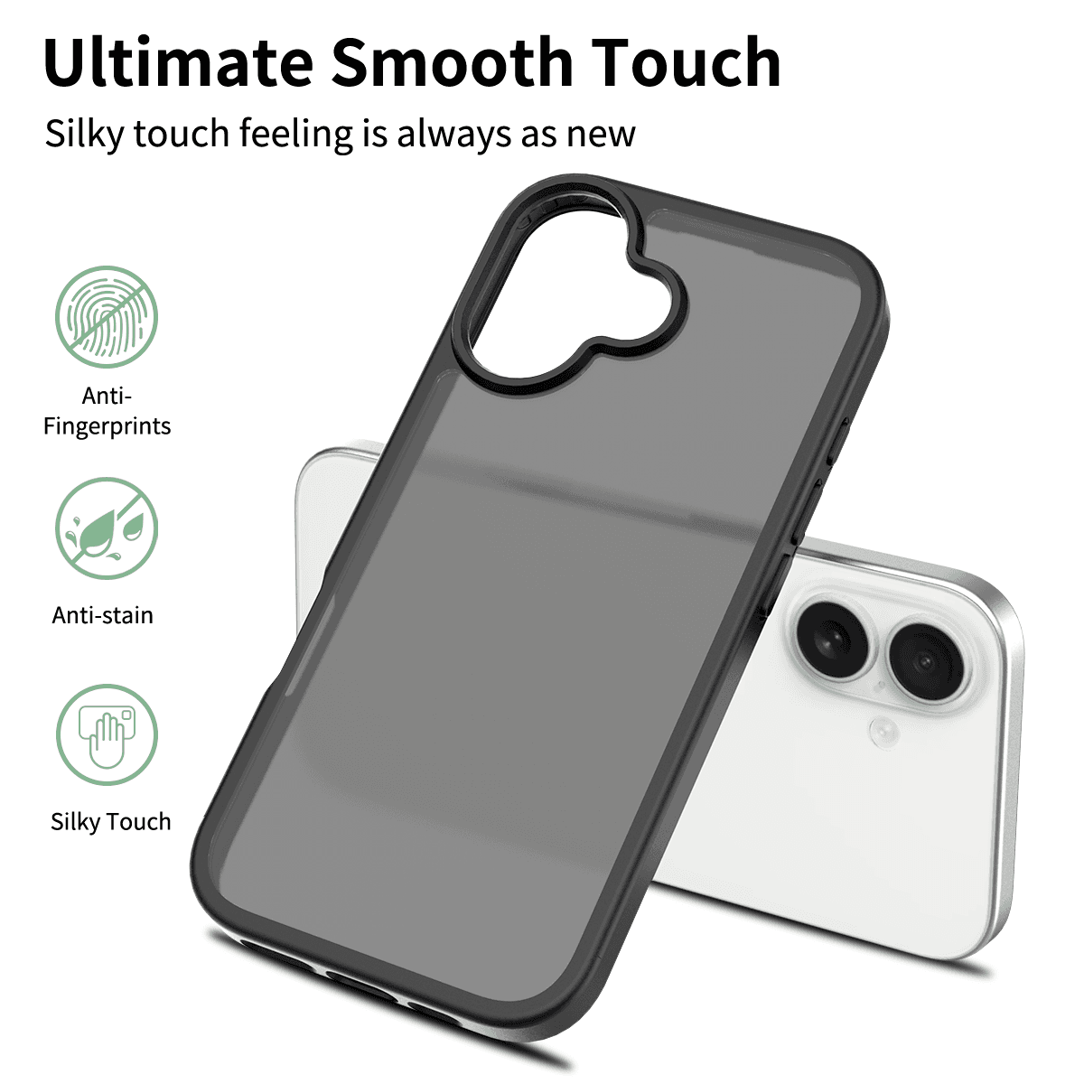 Frost Translucent Matte Frosted Skin Feel Case — 61