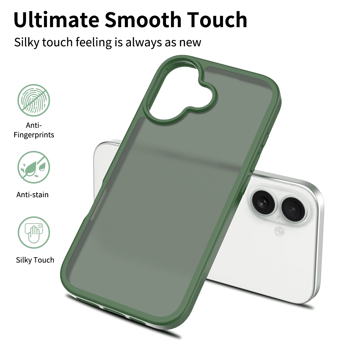 Frost Translucent Matte Frosted Skin Feel Case — 56