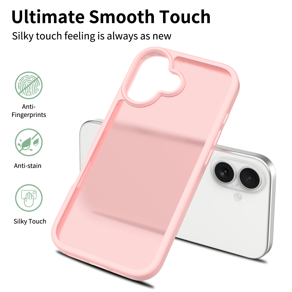Frost Translucent Matte Frosted Skin Feel Case — 16