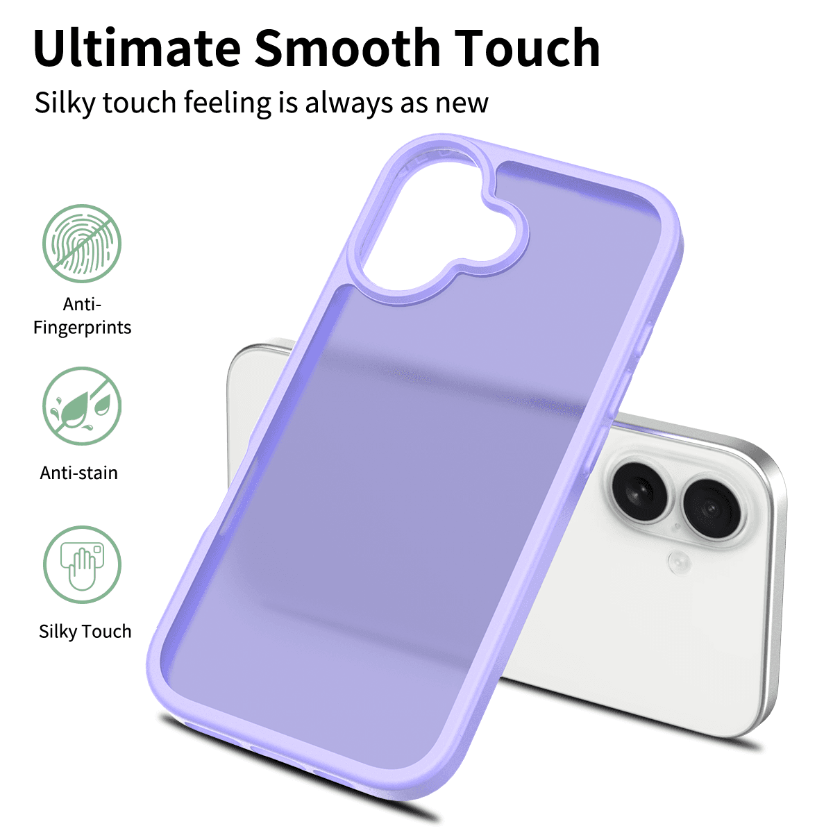 Frost Translucent Matte Frosted Skin Feel Case — 26