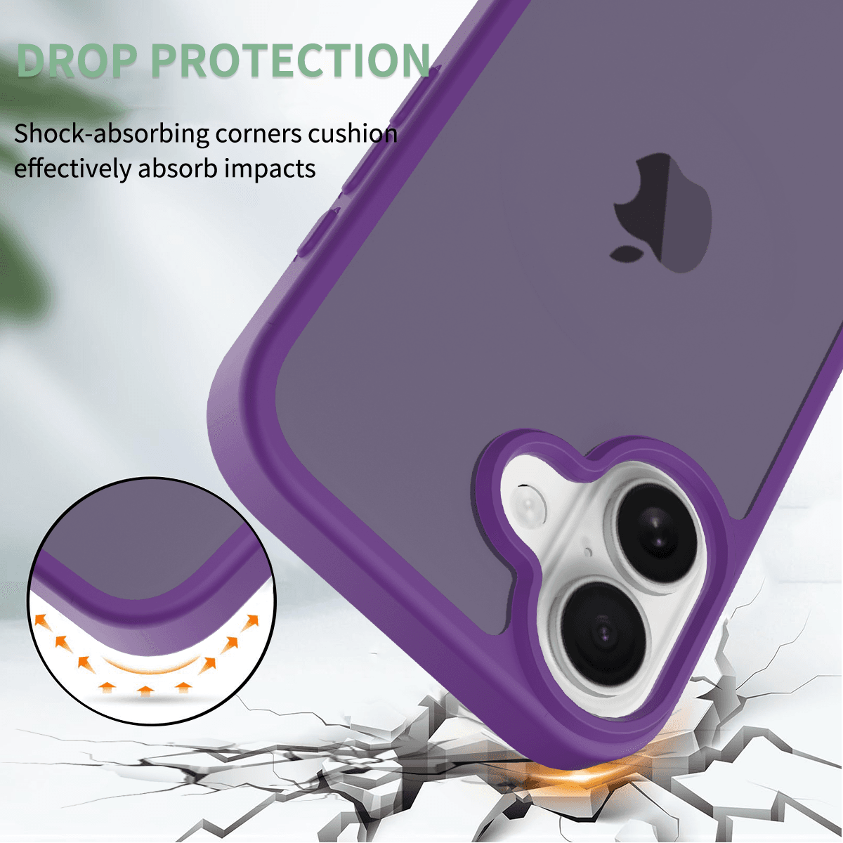 Frost Translucent Matte Frosted Skin Feel Case — 52