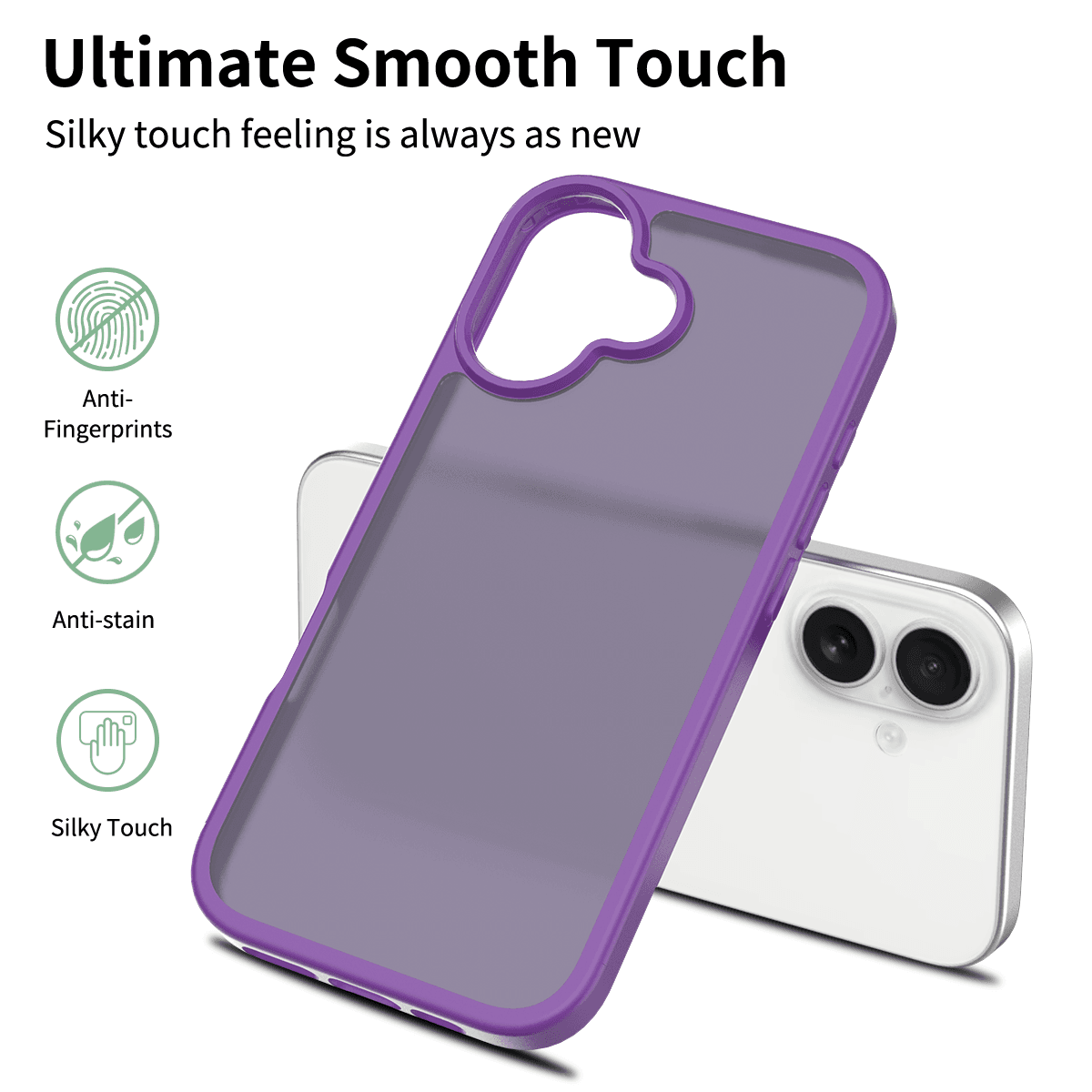 Frost Translucent Matte Frosted Skin Feel Case — 51