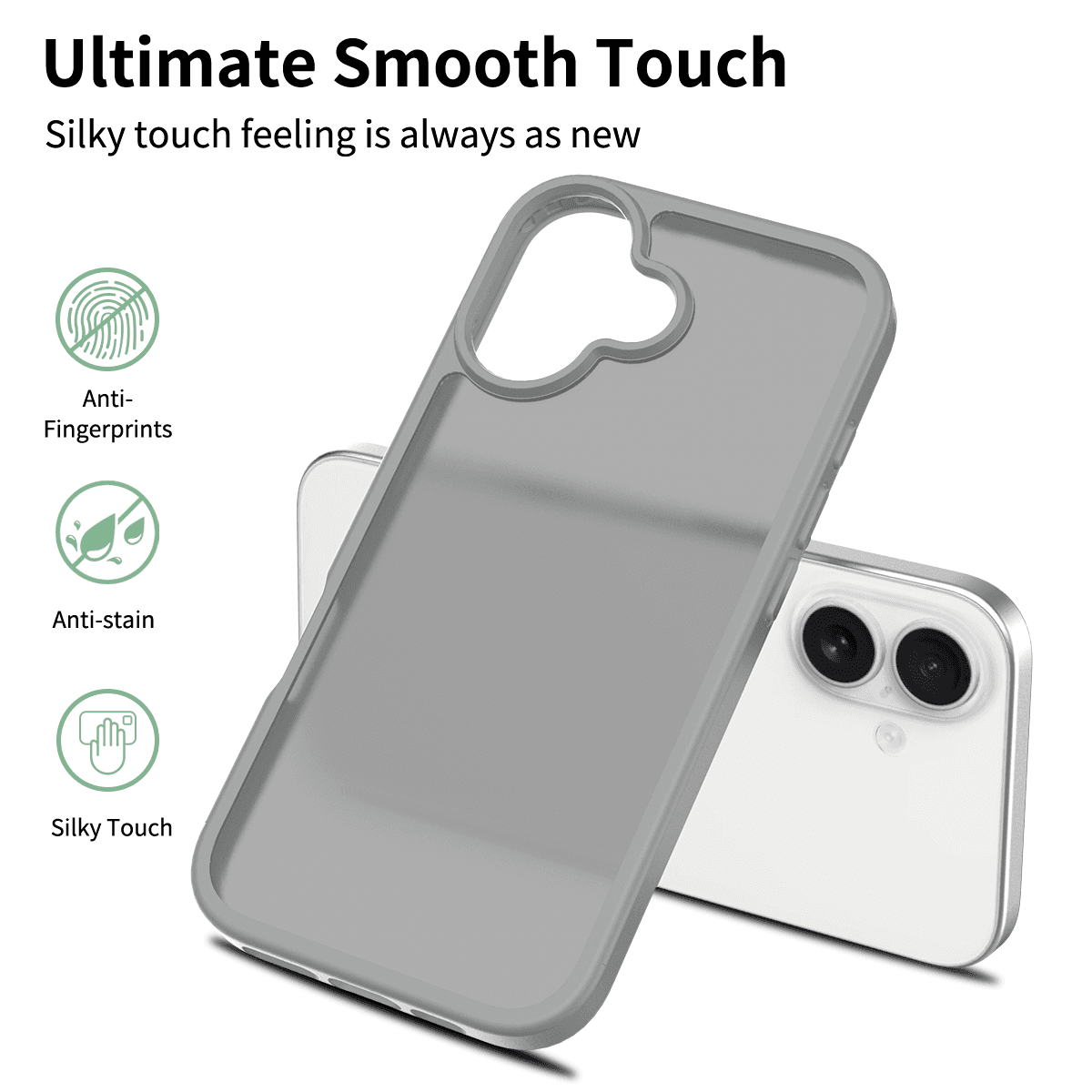 Frost Translucent Matte Frosted Skin Feel Case — 36