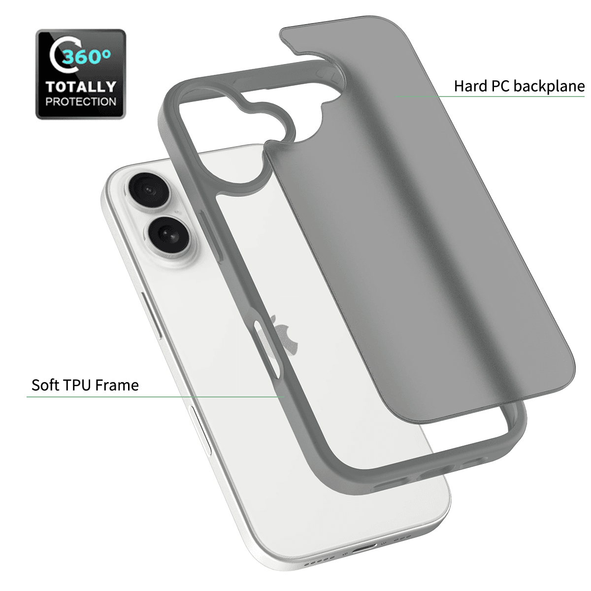 Frost Translucent Matte Frosted Skin Feel Case — 39
