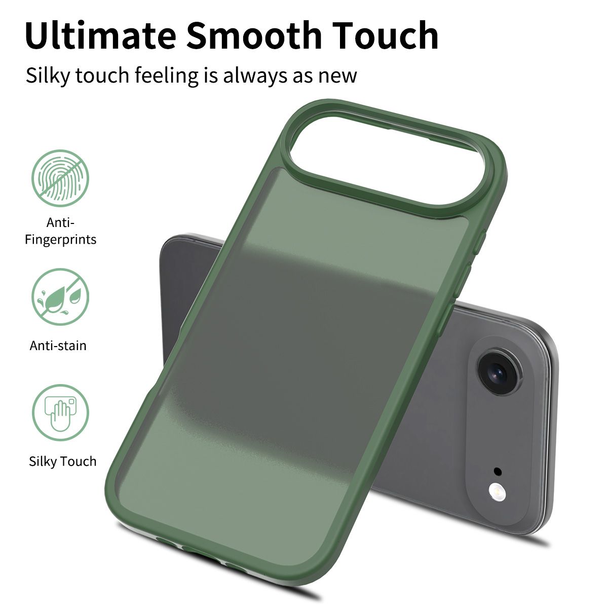 Frost Translucent Matte Frosted Skin Feel Case — 118