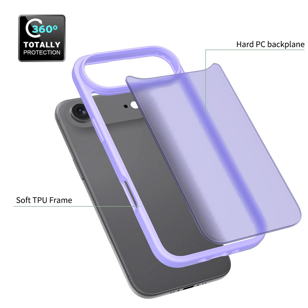 Frost Translucent Matte Frosted Skin Feel Case — 91